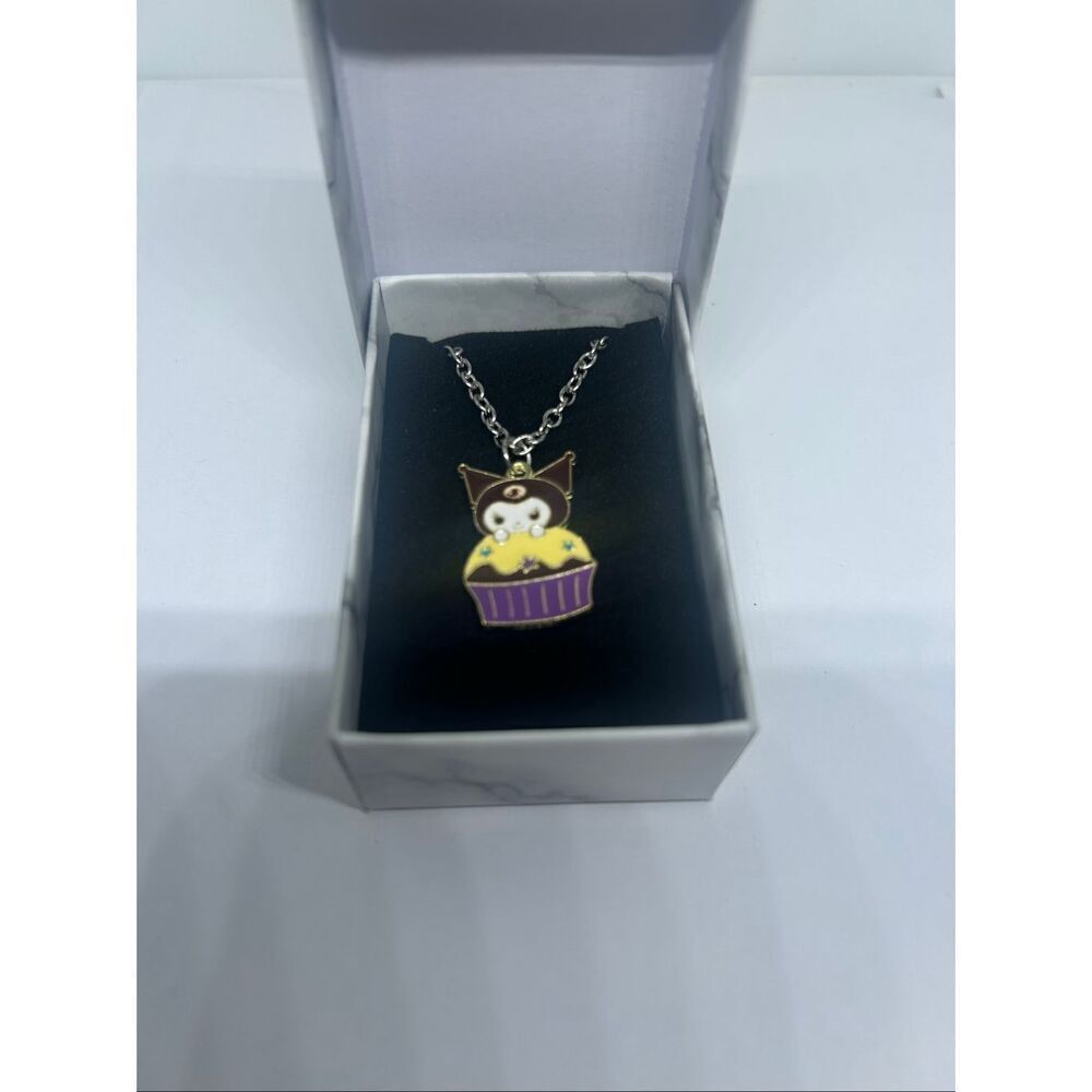 ✨ Kuromi Pendant Necklace – Cute Sanrio Charm ✨